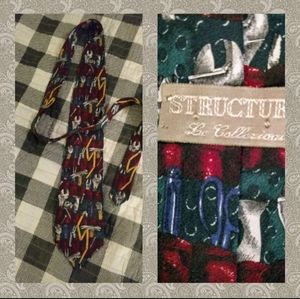 Woodworker necktie carpenter novelty tie